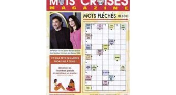 🎄Abonnement pas cher Mots Croisés magazine – mots fléchés : 20€ les 13 numéros (au lieu de 41€)