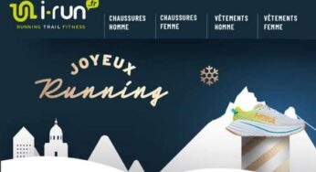 Joyeux Running i-Run : 20% de remise sur les nouveautés vêtements et chaussures (-10% suppl. sur les bons plans)