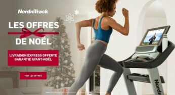 Les offres de Noël NordicTrack : remise sur les machines de fitness + Livraison Express offerte