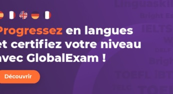 Abonnement préparation aux tests de langue GlobalExam moitié prix (vente privée)