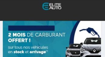 2 mois de carburant offert lorsque vous achetez une voiture occasion ou neuve sur Elite-Auto