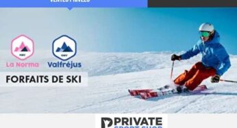 Forfait de ski La Norma & Valfréjus moins cher en vente privée (de 1 à 6 jours)