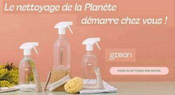 Grean le nettoyant 100 % naturel, efficace, sans plastique et économique !