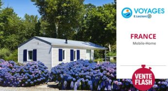 Hébergement en camping à partir de 109€ les 7 nuits en France – offre flash Voyages E.Leclerc 🌞