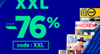 📢 Promo XXL : grosses réductions jusqu’à -76% sur vos magazines