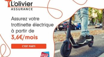 Roulez sereinement avec l’assurance trottinette électrique, hoverboard, gyropode, gyroroue… de L’Olivier (dès 3,6€/mois)