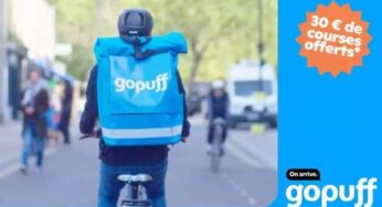 10€ de remise sur vos trois premières livraisons de courses à domicile sur Gopuff