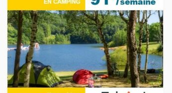 Vacances en camping moins cher avez les emplacements campings (tente et caravane) de Tohapi : à partir de 91€ & frais de dossier offerts