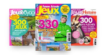 Abonnement Femme Actuelle Jeux pas cher : 48,93€ les 12 numéros + 6 hors séries (au lieu de 85€)