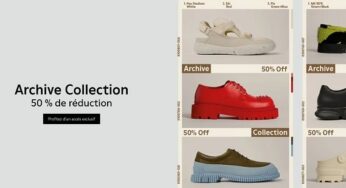 50% de réduction pour les dernières réductions Camper (chaussures homme & femme)