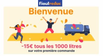 15€ de remise sur votre commande de fioul sur Fioulreduc (livraison partout en France) tous les 1000l