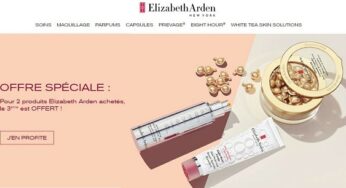 2 produits Elizabeth Arden achetés = le 3ème est OFFERT