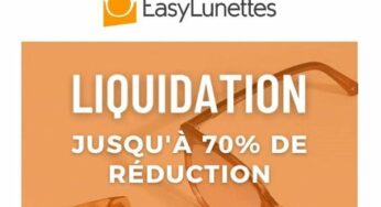 Liquidation de plus de 2000 paires de lunettes de vue sur EasyLunettes et verres gratuits (jusqu’à -70%)