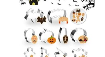 HALLOWEEN : 6,59€ lot de 10 emportes pièces pour biscuit Halloween en acier inoxydable Aitsite