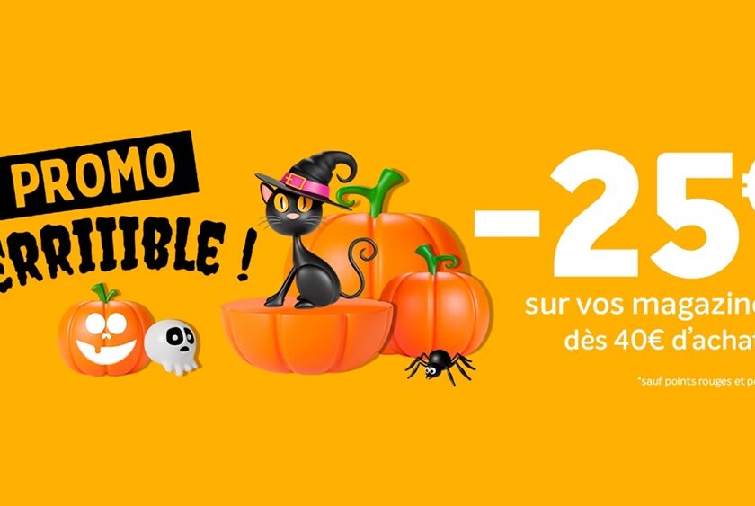 promotion halloween sur les abonnements magazines