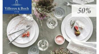 50 % de remise sur toute la collection de vaisselles Cellini de Villeroy & Boch