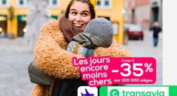 Les jours encore moins chers de Transavia = jusqu’à -35 % sur 100 000 sièges