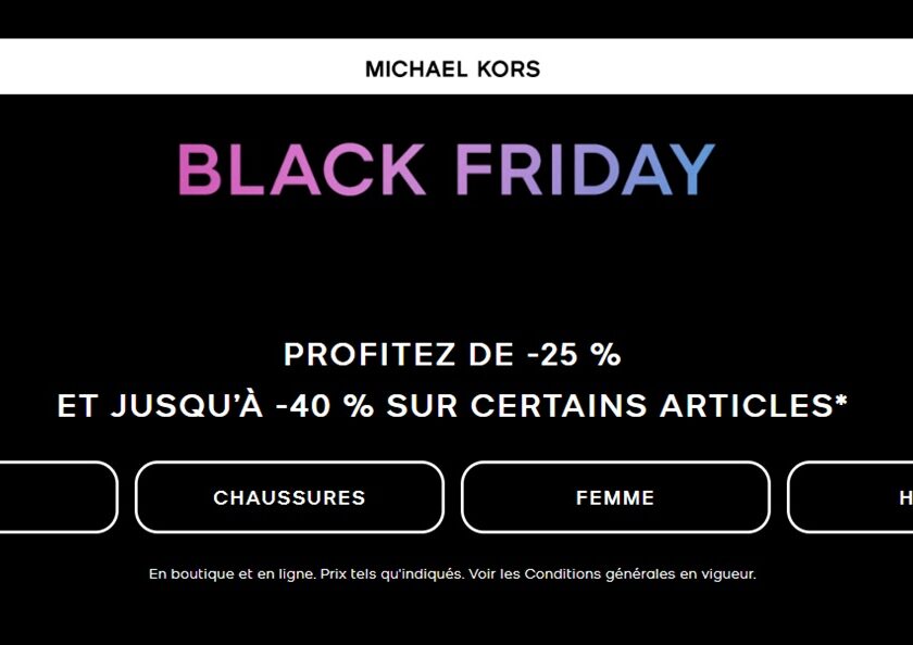 black friday de michael kors