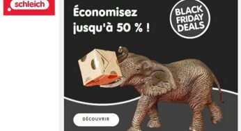 jusqu’à 50 % de remises avec les offres Black Friday Schleich