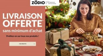 Livraison offerte sans minimum d’achat sur Zôdio (jusqu’à dimanche)