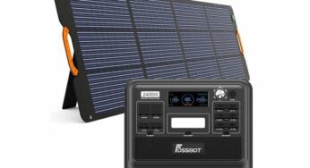 979€ Promotion Pack station d’alimentation portable 2400W FOSSiBOT F2400 + panneau solaire 200W