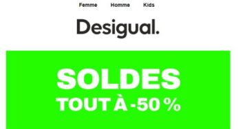 Soldes Desigual : tout à -50% pour les dernières démarques