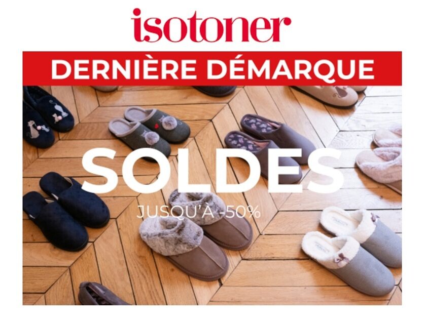 dernière démarque isotoner