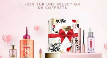 Offre Saint Valentin : remise de 25% sur un sélection de coffrets L’Oréal Paris