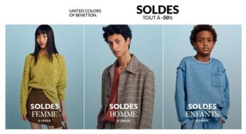 Pour les derniers jours profitez de 50% sur tous les articles en soldes de Benetton