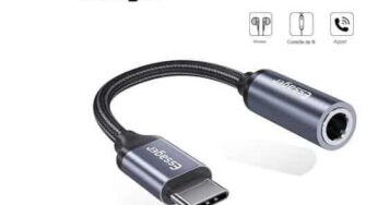 2,56€ le câble USB C vers prise jack 3.5mn Essager port inclus