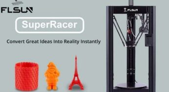 259€ imprimante 3D FLSUN Super Racer à impression rapide 200 mm/s, mise à niveau automatique, 260x260X330mm