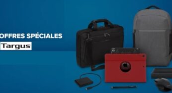 Offre flash: 20% de réduction sur une sélection de produits Targus