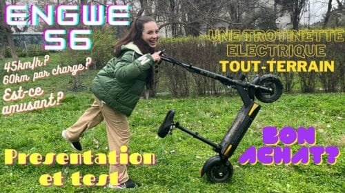 test trottinette électrique engwe s6