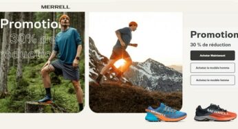 Promotion Merrell : plus de 200 paires de chaussures à -30% (et quelques vêtements)