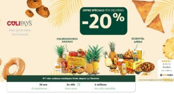 Spécial fête des Pères : 20% sur des box livrés depuis La Réunion en 48h (Coli Rhum Vieux Ananas & Box essentiel Apero)