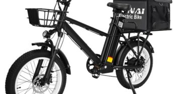 Le transport et la livraison en vélo c’est possible avec ce vélo cargo électrique GUNAI à bas prix (1259€)