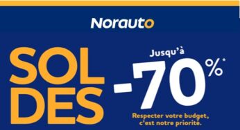 Soldes sur Norauto : jusqu’à 70% de remise sur une centaine d’articles