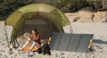 239,99€ le panneau solaire portable pliable 210W Newsmy (monocristallin, adaptateur MC-4 6 en 1, étanche IP65)