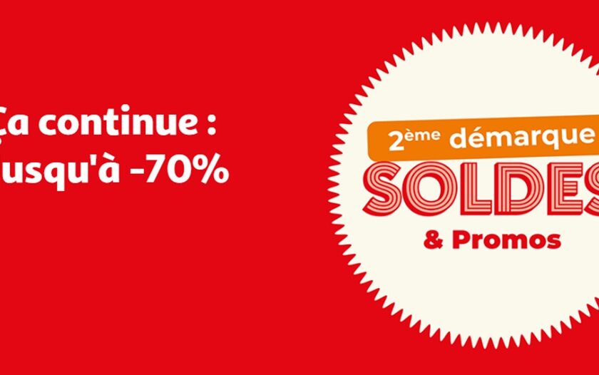 Soldes Auchan c’est la deuxième démarque