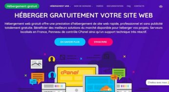 Hébergement Web Gratuit : lancez votre site en toute simplicité (sans publicité) ou -50% sur le Forfait Illimité