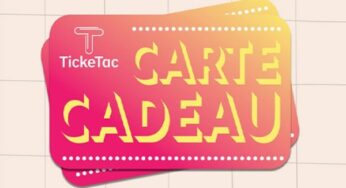 Carte cadeau Ticketac moins chère 19€ les 30€, 39€ les 70€ ou 99€ les 150€ (valable sur billetteries en ligne de plus 1500 événements)