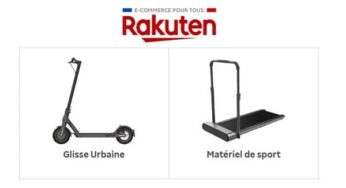 30€ remise sur les produits de glisse urbaine et matériel de sport de Rakuten dés 299€