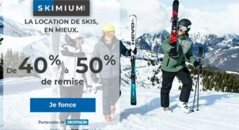 Location de ski pas chère avec 50% de remise sur Skimium (160 stations) pour 5€