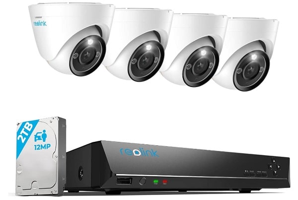 kit de vidéosurveillance reolink rlk8 1200d4 a