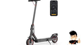 199,99€ trottinette électrique iScooter i9 moteur 350W, roues 8,5 pouces, APP (port inclus)