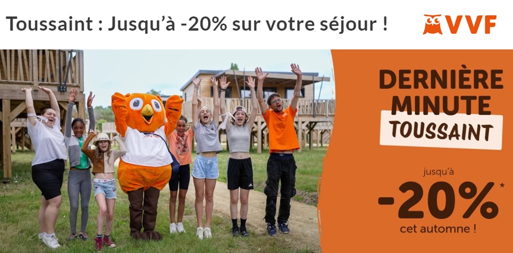 Vente Flash VVF Villages : Jusqu'à -20% sur les séjours pour la Toussaint