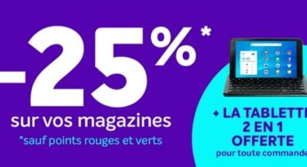 CYBER MONDAY 25% de remise sur vos abonnements magazine + 1 tablette tactile 2 en 1 gratuite (uniquement aujourd’hui)