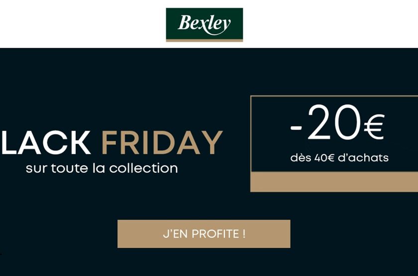 black friday bexley 20€ de remise