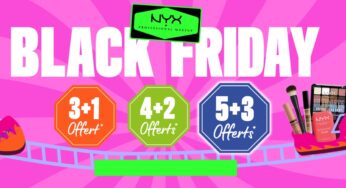 Black Friday NYX PROFESSIONAL MAKEUP : 3 produits achetés = 1 offert / 4 produits achetés = 2 offerts / 5 produits achetés = 3 offerts