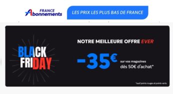 Bon plan Black Friday abonnement magazine 🔥 -20€ sans minimum / -35€ sur les dizaines de titres dès 50€ !